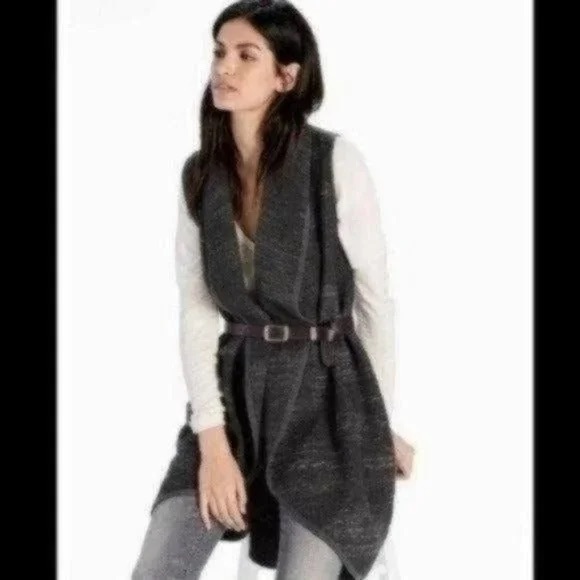 Lucky Brand Wool Long Sweater Vest - Picture 10 of 11